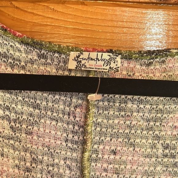 Floral green black and pink Free People thermal - Picture 5 of 7